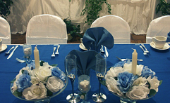 Blue Wedding Table